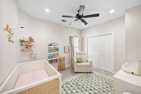 a view of backyard with tree