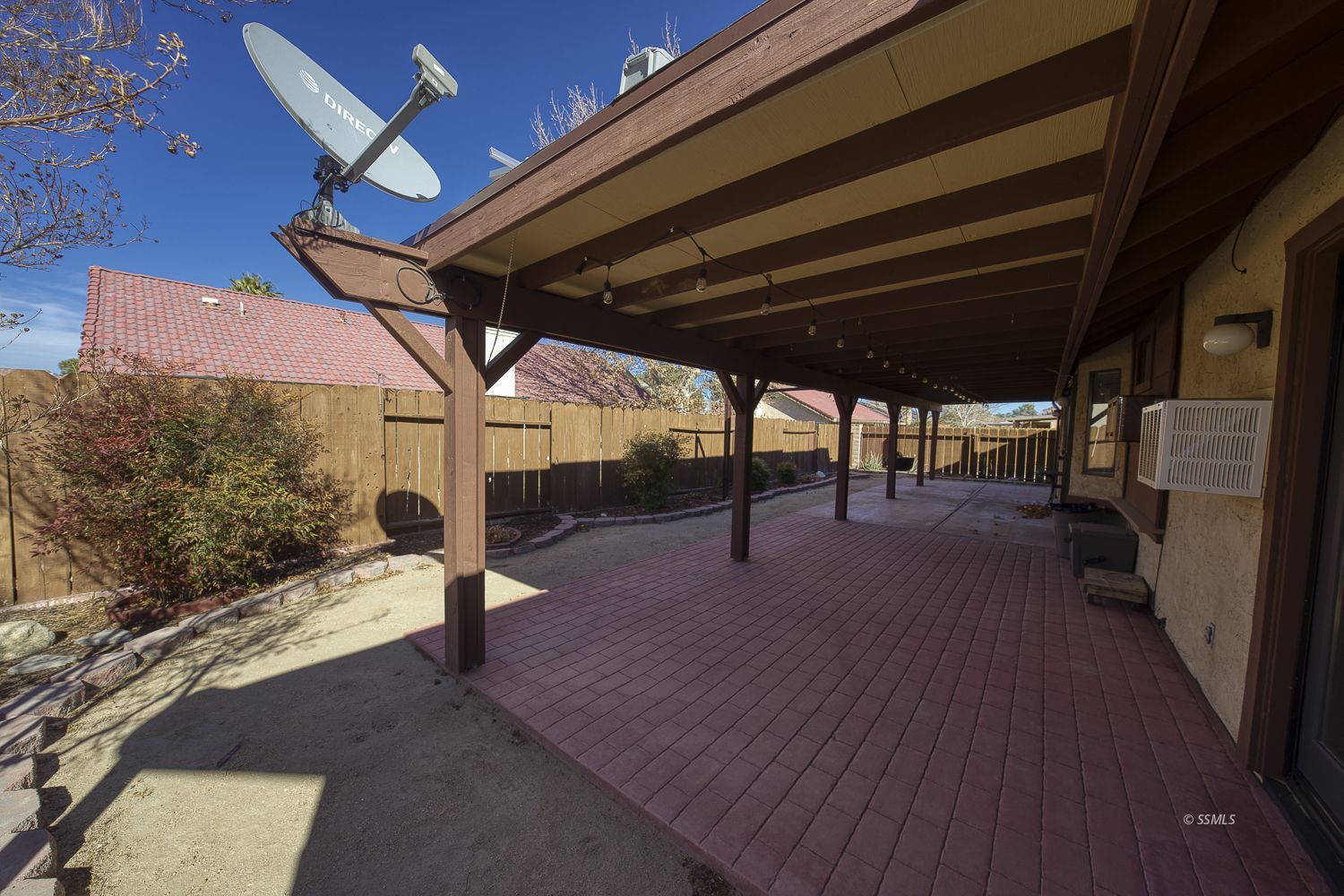 418 Mt Rainier Place Ridgecrest, CA 93555 - Photo 32 of 45 a view of a porch with wooden floor