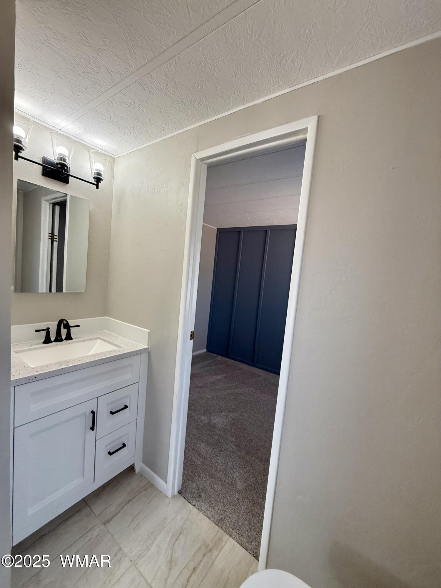 3908 South Freeman Holw Road Snowflake, AZ 85937 - Photo 17 of 31 a bathroom with a sink a toilet and mirror