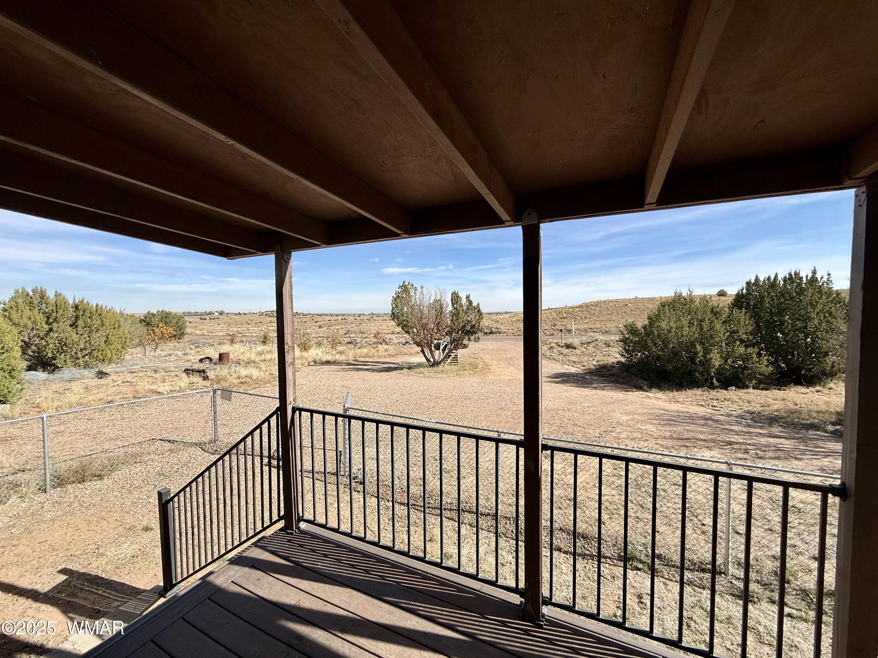 3908 South Freeman Holw Road Snowflake, AZ 85937 - Photo 24 of 31 a view of balcony with wooden floor