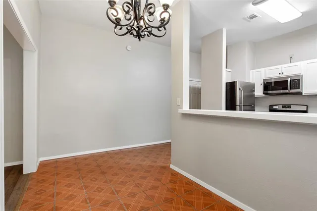 a view of kitchen with an oven