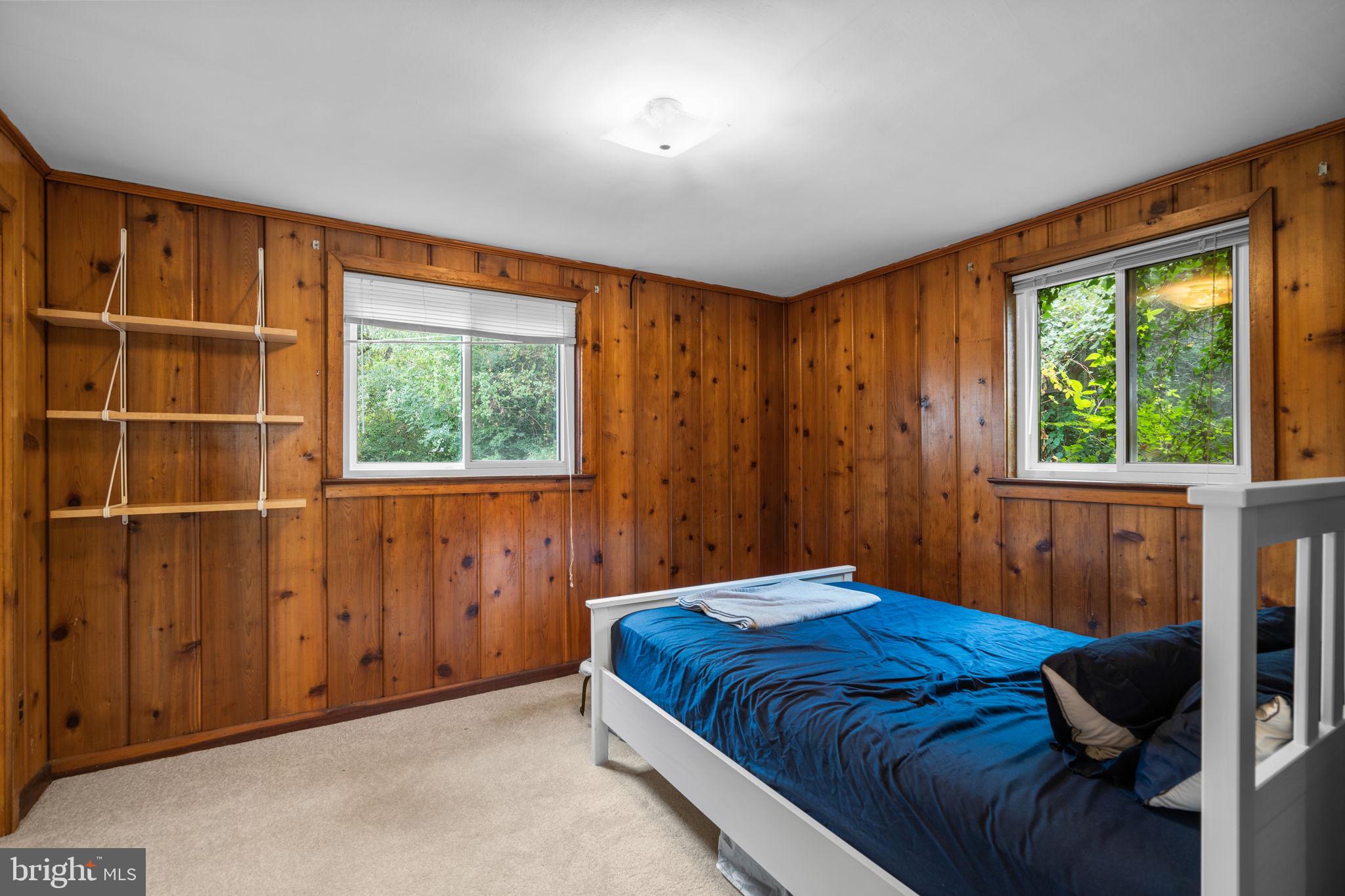 2306 Barbour Road Falls Church, VA 22043 - Photo 22 of 36 1st lower-level BR #3 with MCM pine paneling