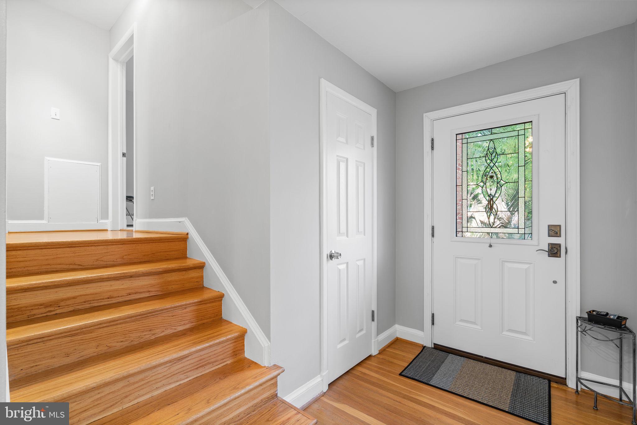 2306 Barbour Road Falls Church, VA 22043 - Photo 5 of 37 a view of an entryway with wooden floor and staircase