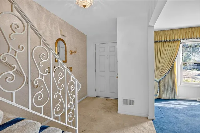 a view of front door