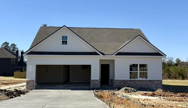 a house view with a outdoor space