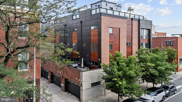 a building view with a outdoor space