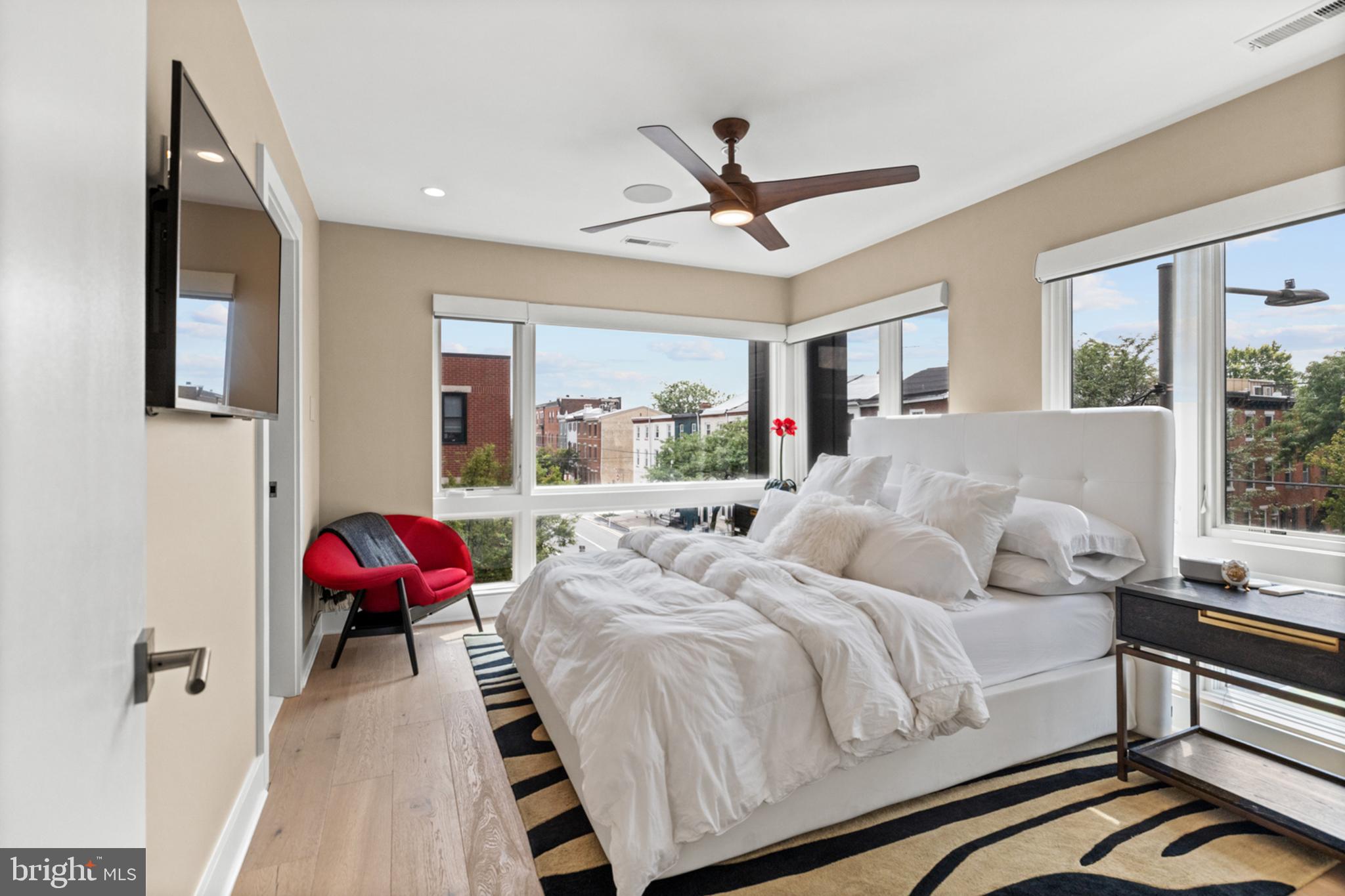 2147 Lombard Street Philadelphia, PA 19146 - Photo 37 of 107 a bedroom with a bed and window