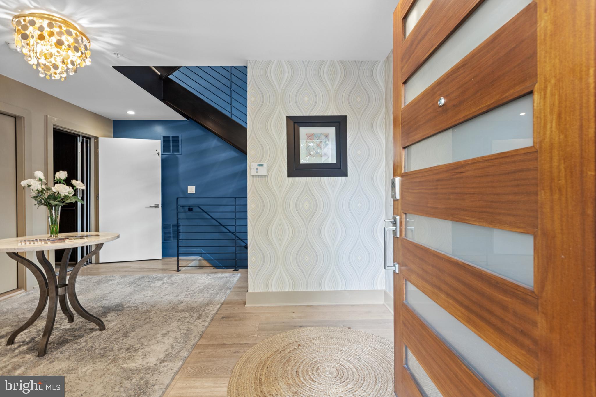 2147 Lombard Street Philadelphia, PA 19146 - Photo 6 of 107 a view of a hallway with furniture and front door