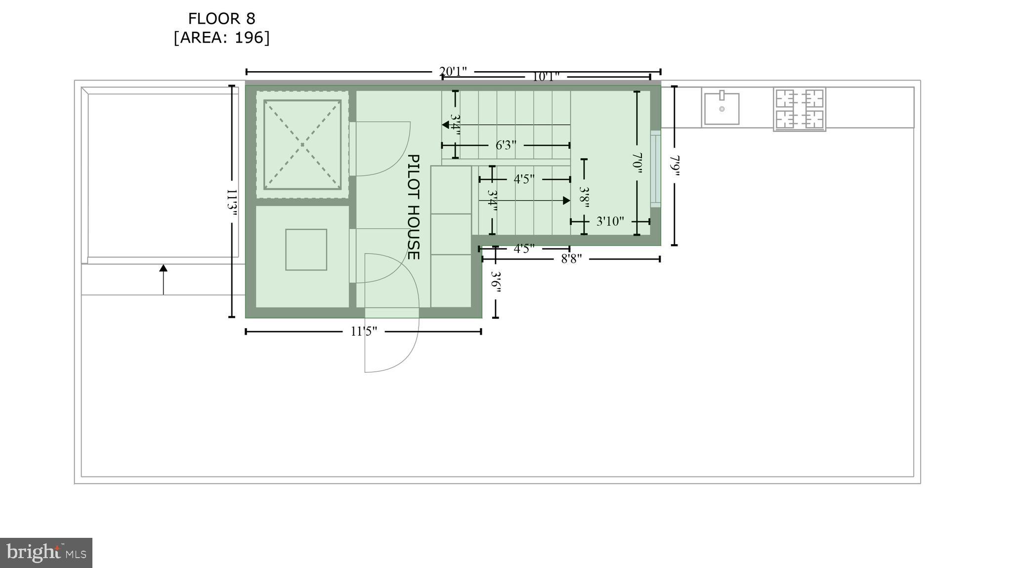 2147 Lombard Street Philadelphia, PA 19146 - Photo 94 of 107 5th Upper Level - Pilot House/Roof Deck w Spa, Kit