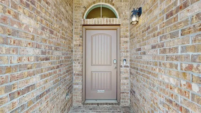 a view of a door with a door