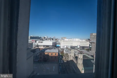 a view of a city from a terrace