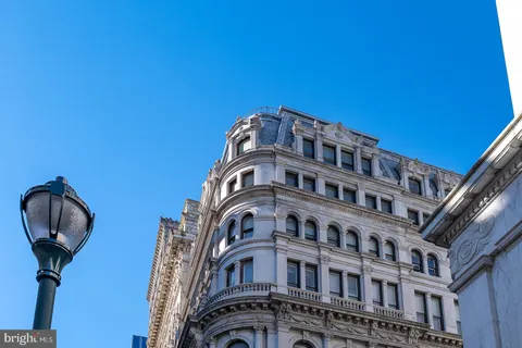 a front view of a building
