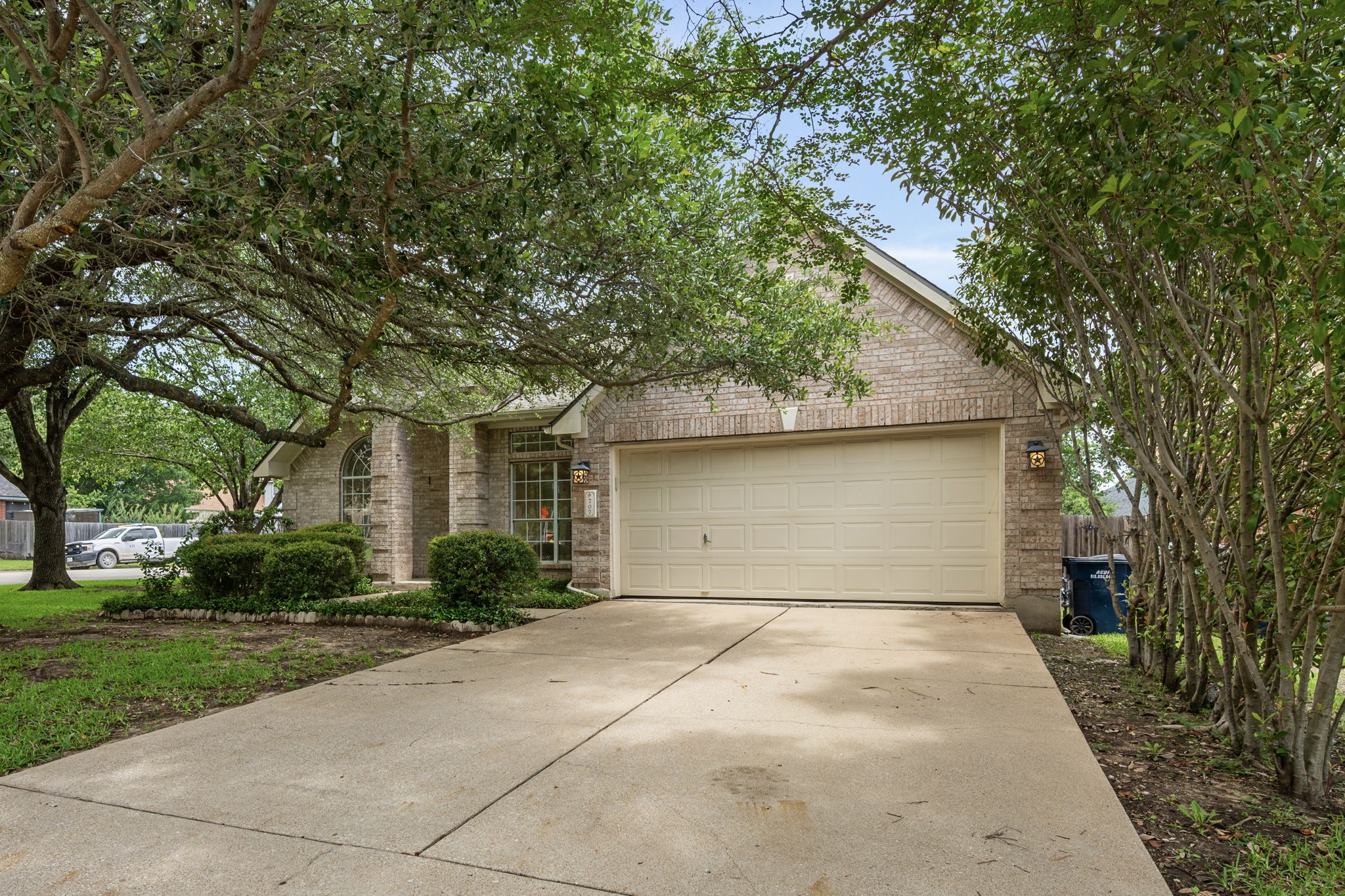 707 Ridge View Drive Leander, TX 78641 - Photo 2 of 40 a front view of a house with yard and trees