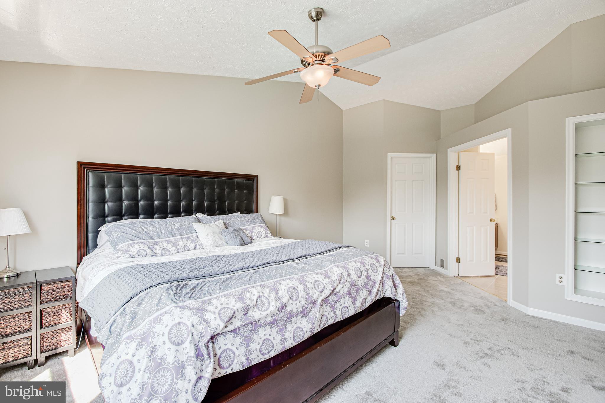 17107 Spates Hill Road Poolesville, MD 20837 - Photo 21 of 50 Master Bedroom - Vaulted Ceiling / Fan