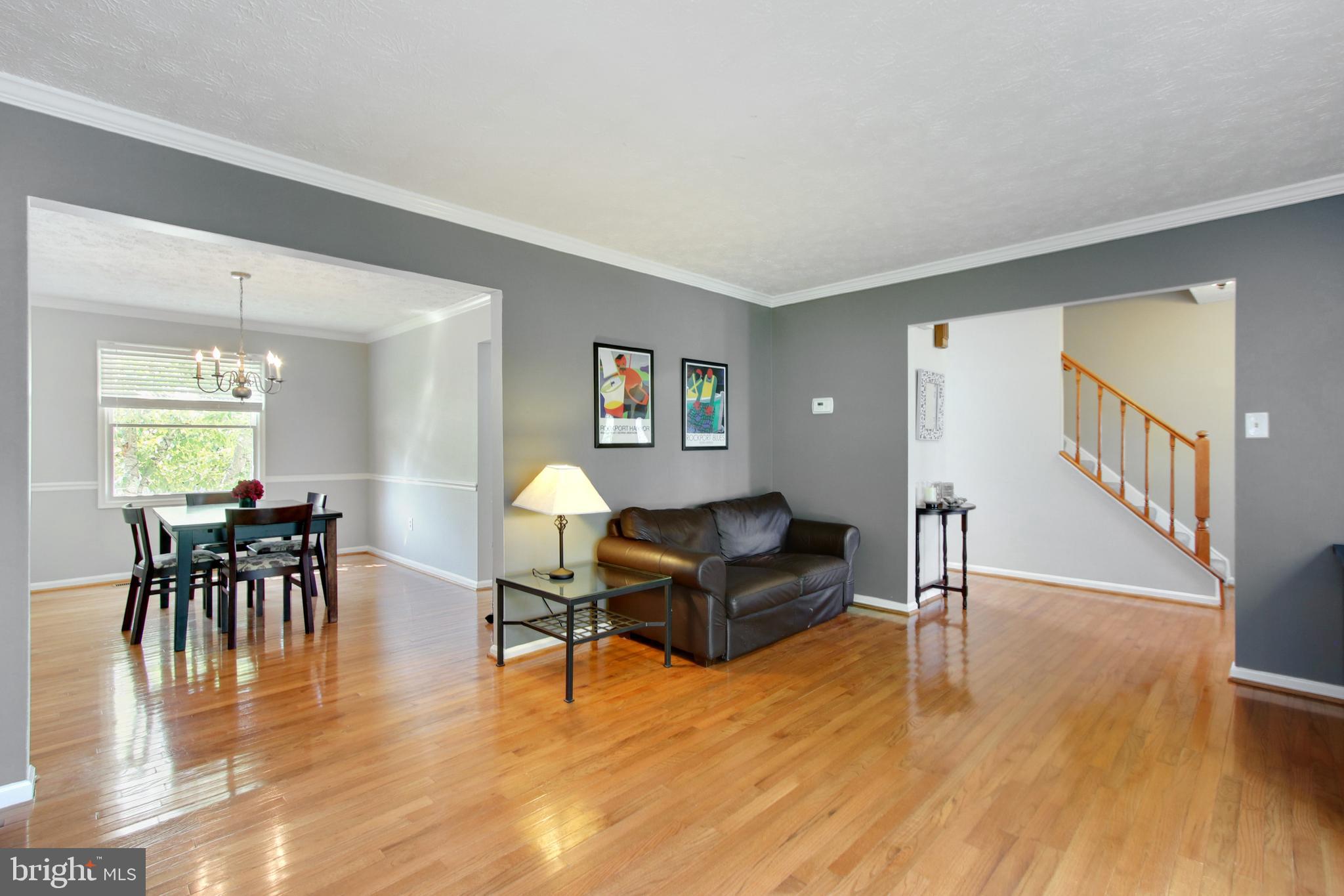 17107 Spates Hill Road Poolesville, MD 20837 - Photo 6 of 50 Open space from living to dining room