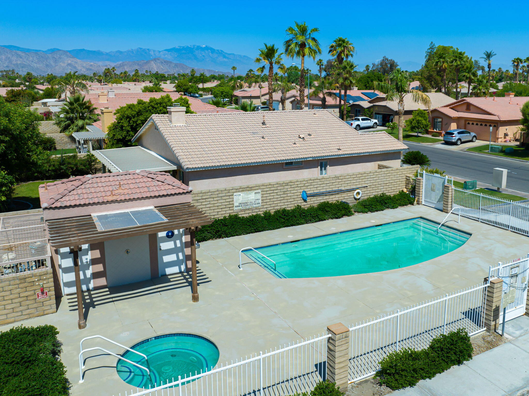 82560 Delano Drive Indio, CA 92201 - Photo 51 of 51 an aerial view of a house with a swimming pool