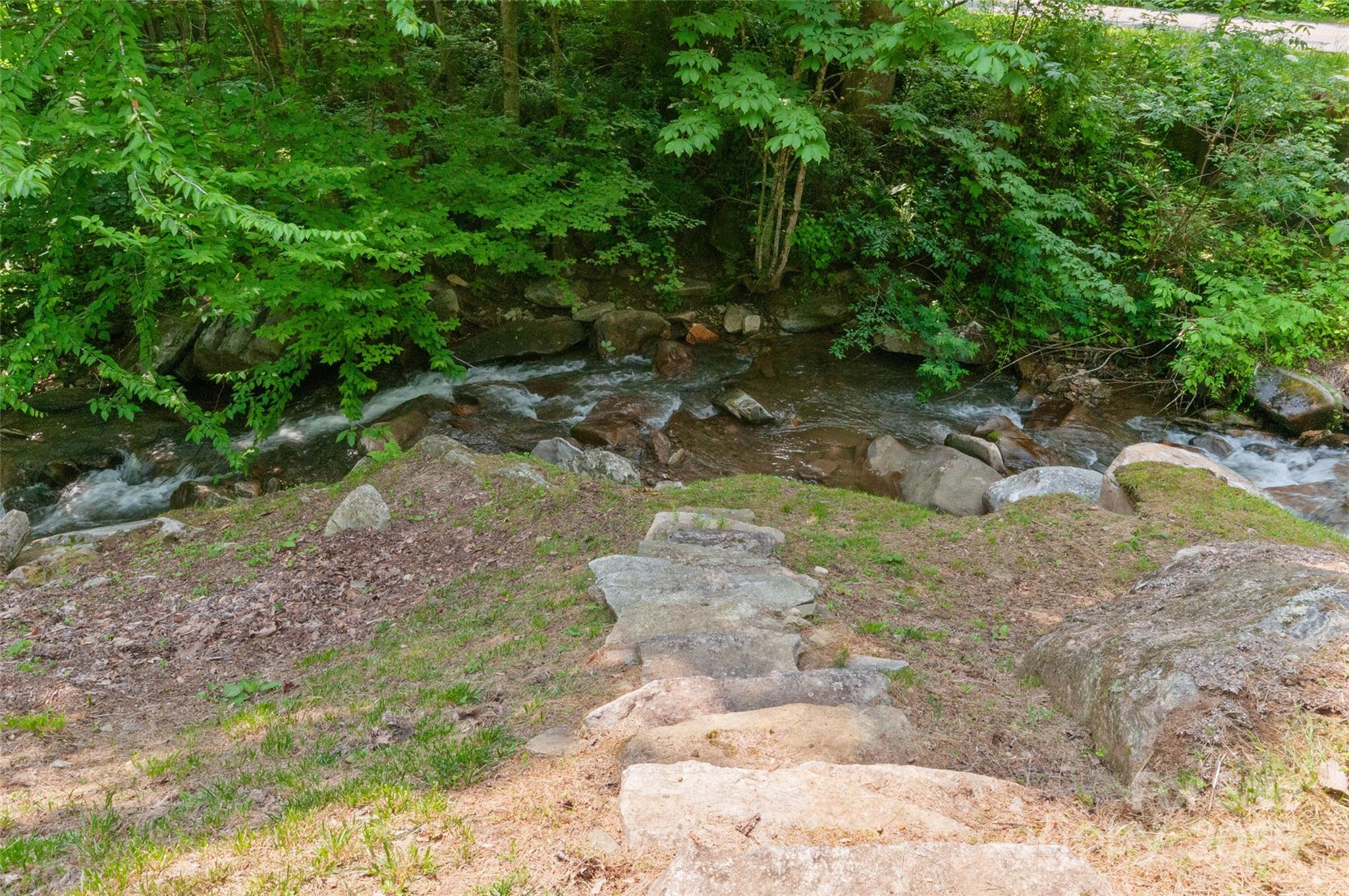 314 Prosperity Ridge Waynesville, NC 28785 - Photo 46 of 48 a backyard of a house with lots of green space