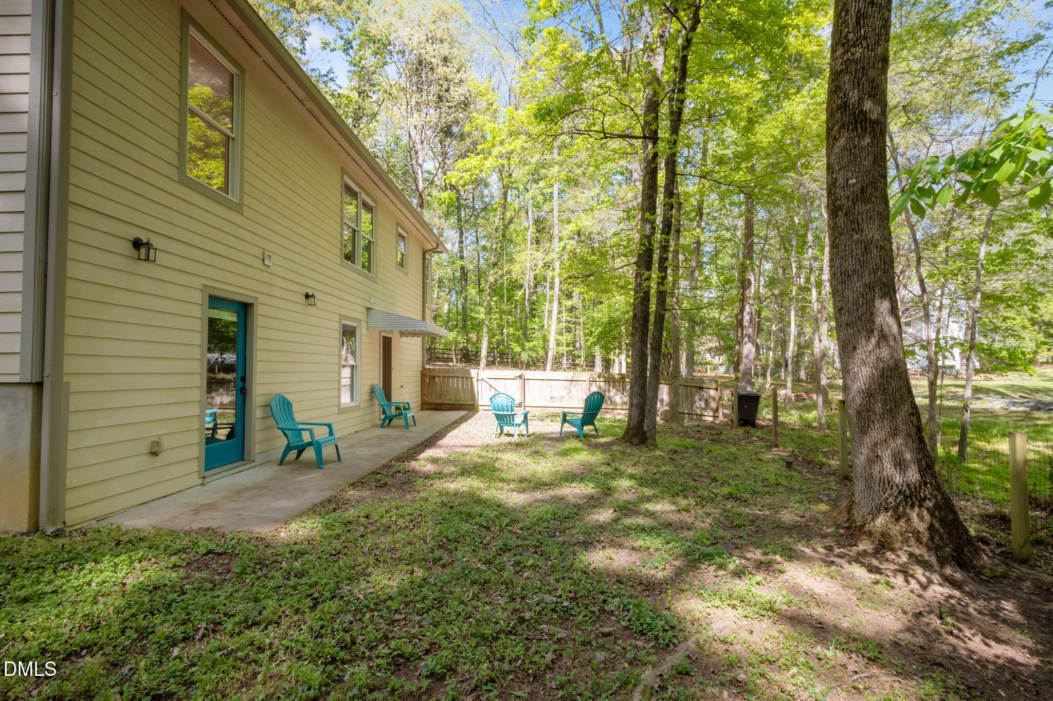 201 Simpson Street, Unit B Carrboro, NC 27510 - Photo 42 of 56 a backyard of a house with seating space