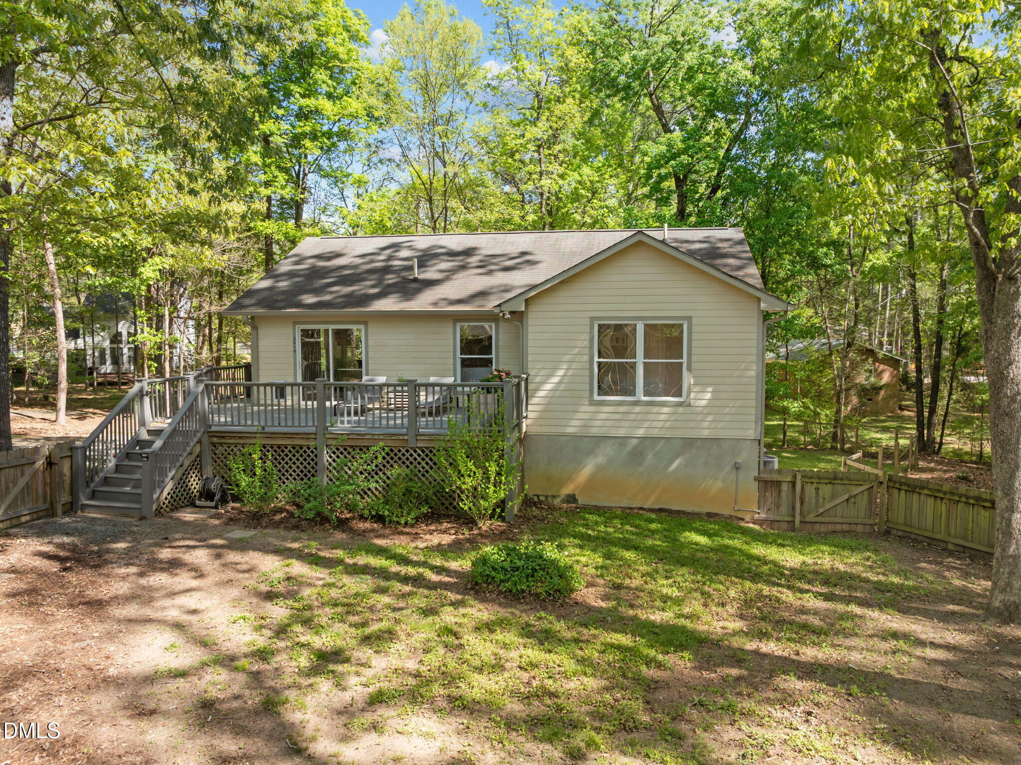 201 Simpson Street, Unit B Carrboro, NC 27510 - Photo 51 of 56 a backyard of a house with yard and outdoor seating
