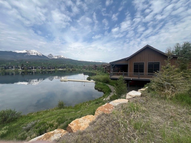 239 Angler Mountain Ranch Road North Silverthorne, CO 80498 - Photo 26 of 27 View of water feature featuring a mountain view