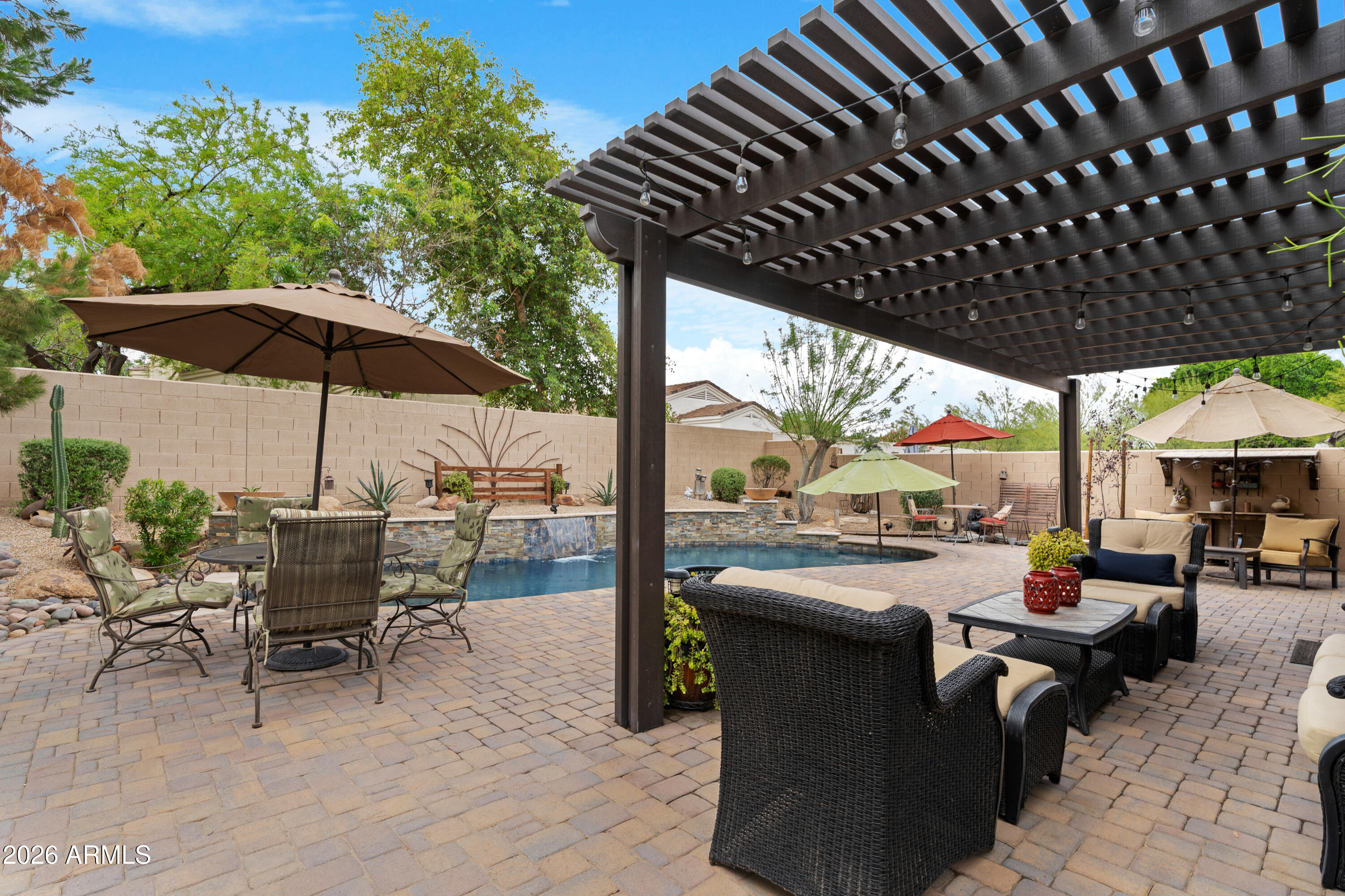 2107 East Beautiful Lane Phoenix, AZ 85042 - Photo 30 of 36 a view of outdoor space yard deck patio and outdoor seating