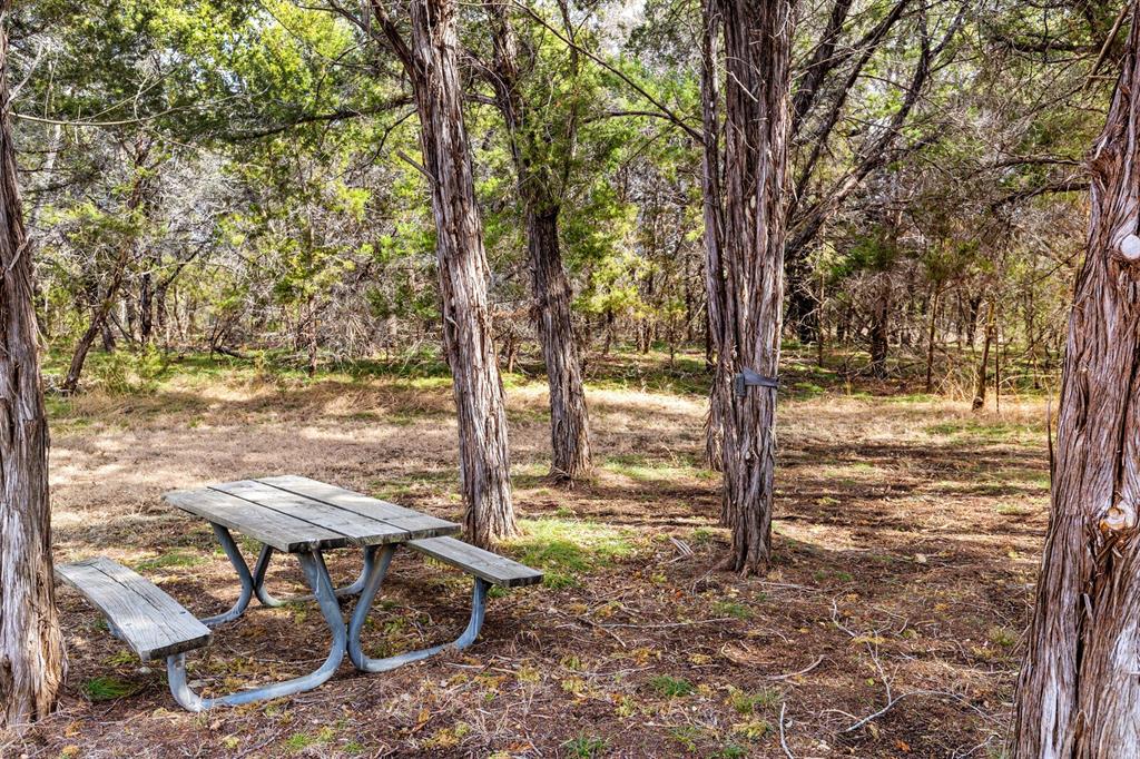 375 Panther Branch Road Valley Mills, TX 76689 - Photo 34 of 34 a view of a yard with wooden fence and a bench