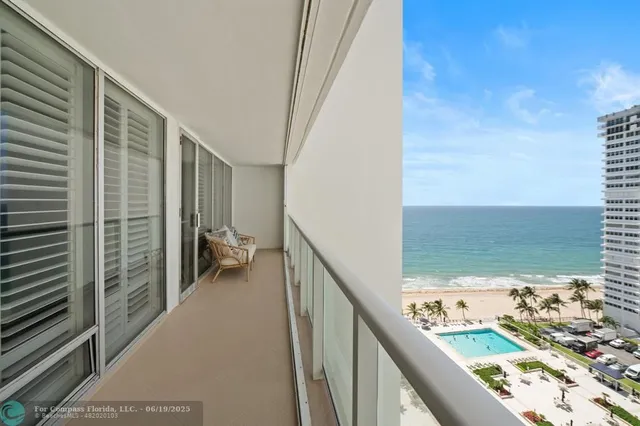 a view of city and mountain