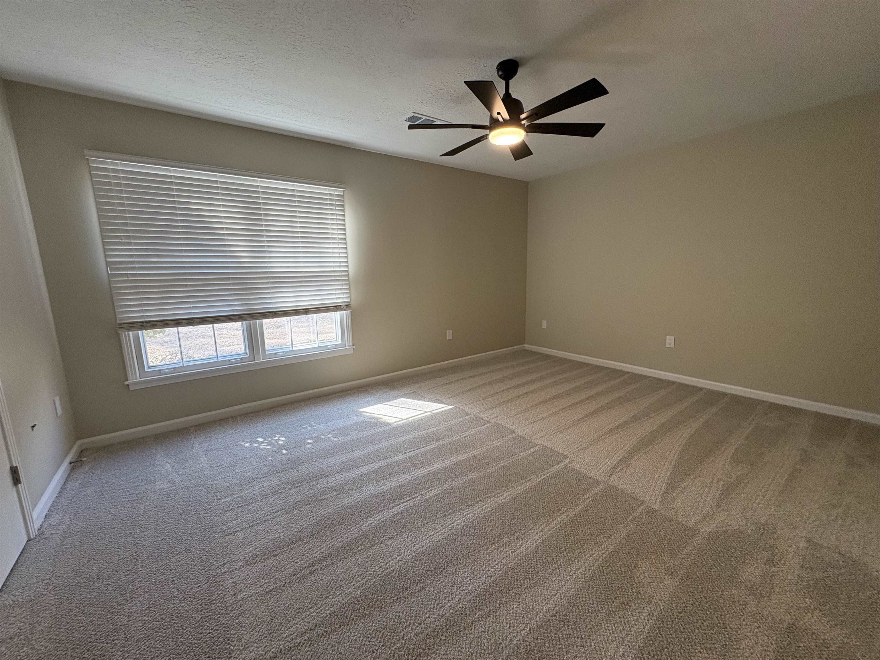 6985 Fords Station Road, Unit 41 Germantown, TN 38138 - Photo 15 of 20 Carpeted spare room featuring ceiling fan and a textured ceiling