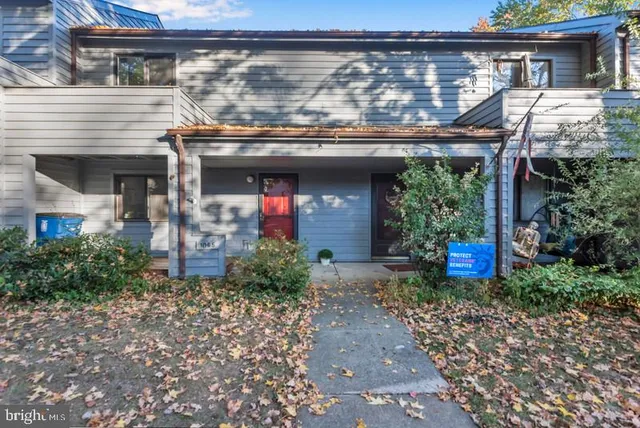 a front view of house