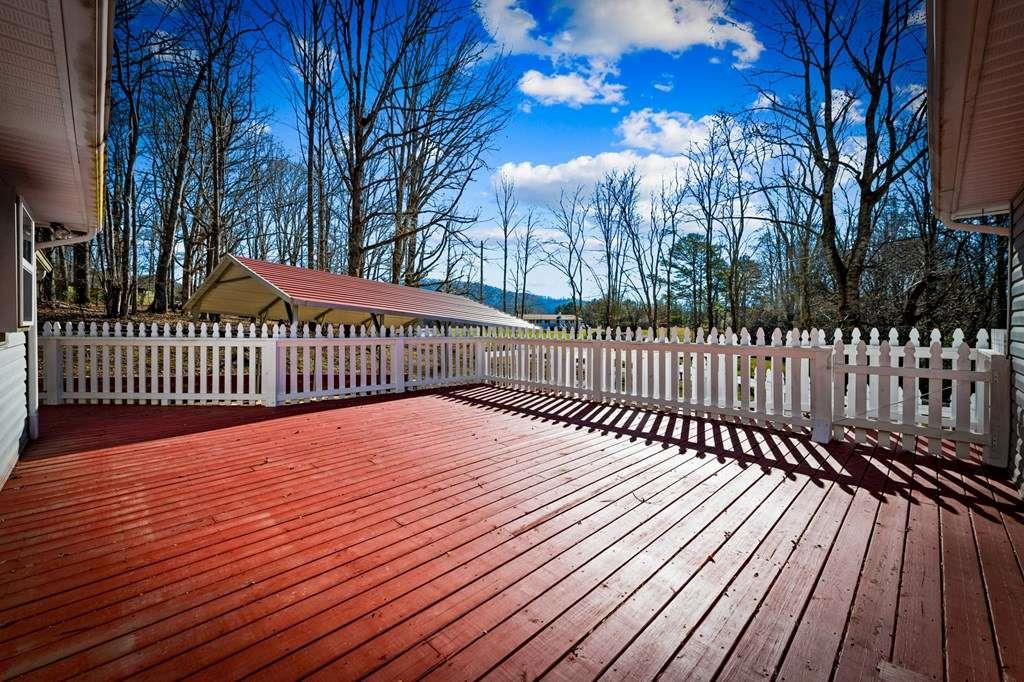 118 Jordan Road Blairsville, GA 30512 - Photo 42 of 49 a view of a wooden deck