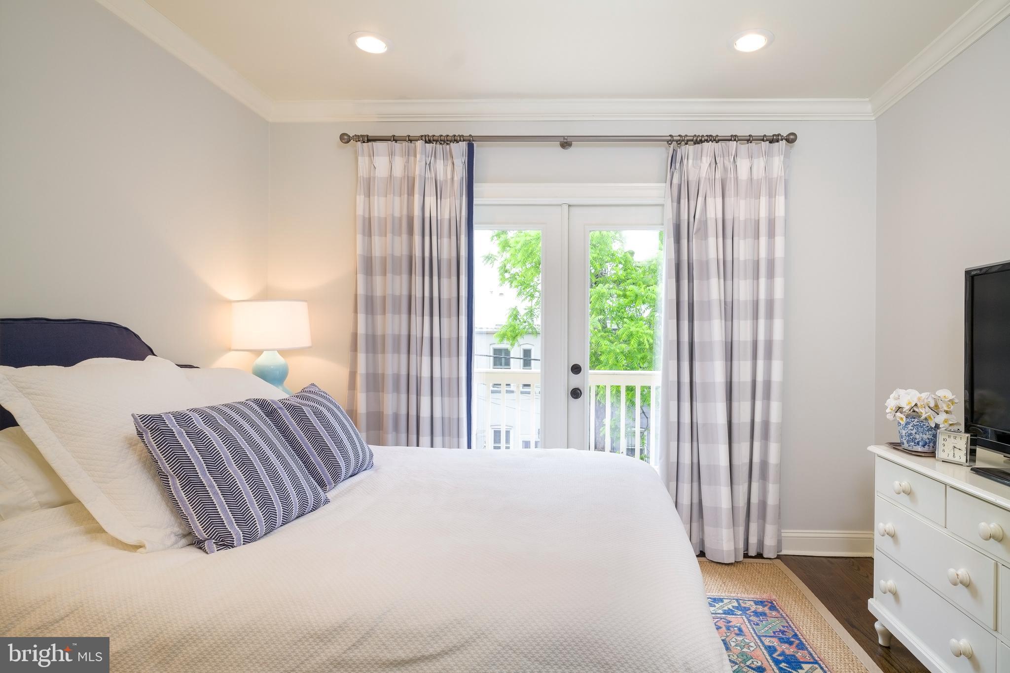 1328 E Street Northeast Washington, DC 20002 - Photo 19 of 34 Second bedroom with deck.