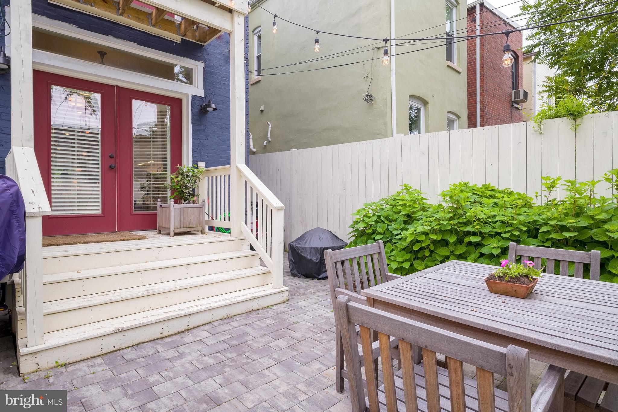 1328 E Street Northeast Washington, DC 20002 - Photo 27 of 34 View to the kitchen from the patio.