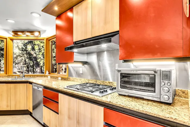 a view of outdoor space with seating area