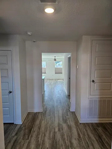 a view of wooden floor