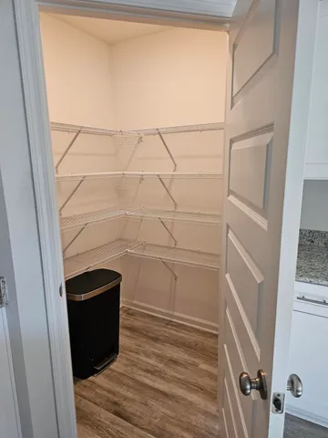 a view of walk in closet