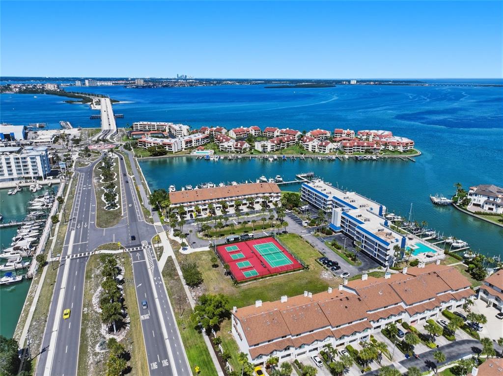 363 Pinellas Bayway South, Unit 29 Tierra Verde, FL 33715 - Photo 53 of 59 a view of a city with an ocean