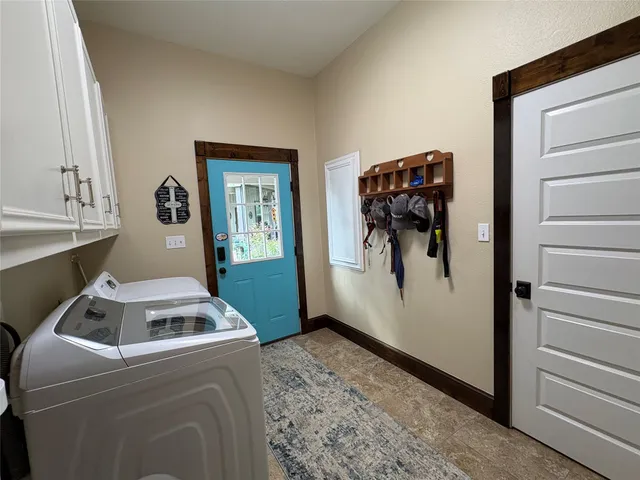 a room with storage and utility