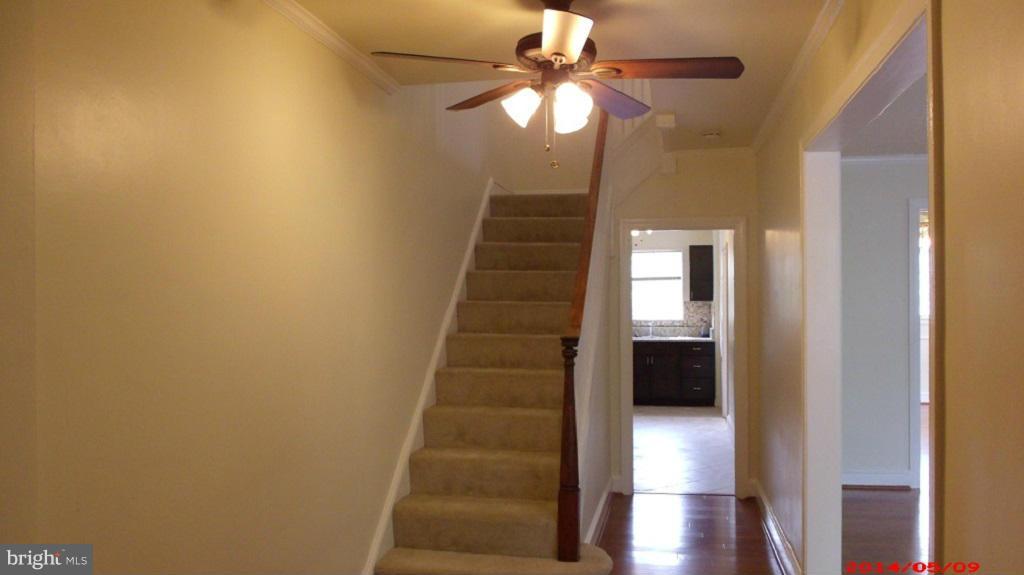 3712 Kimble Road Baltimore, MD 21218 - Photo 3 of 30 a view of entryway and hall with wooden floor