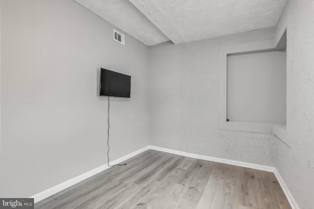 wooden floor in an empty room