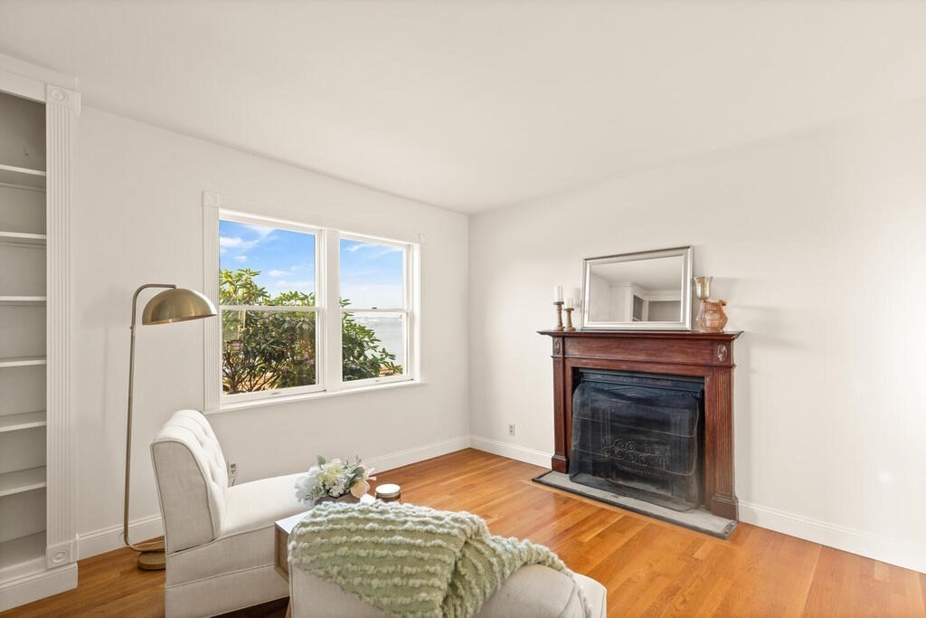 1 Shore Avenue Salem, MA 01970 - Photo 3 of 42 a living room with furniture and a fireplace