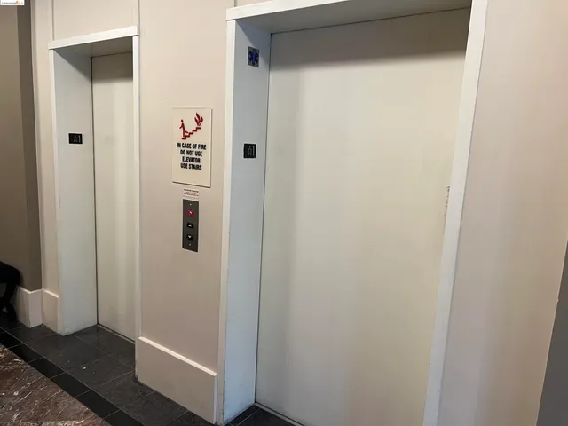 a bathroom with a glass door