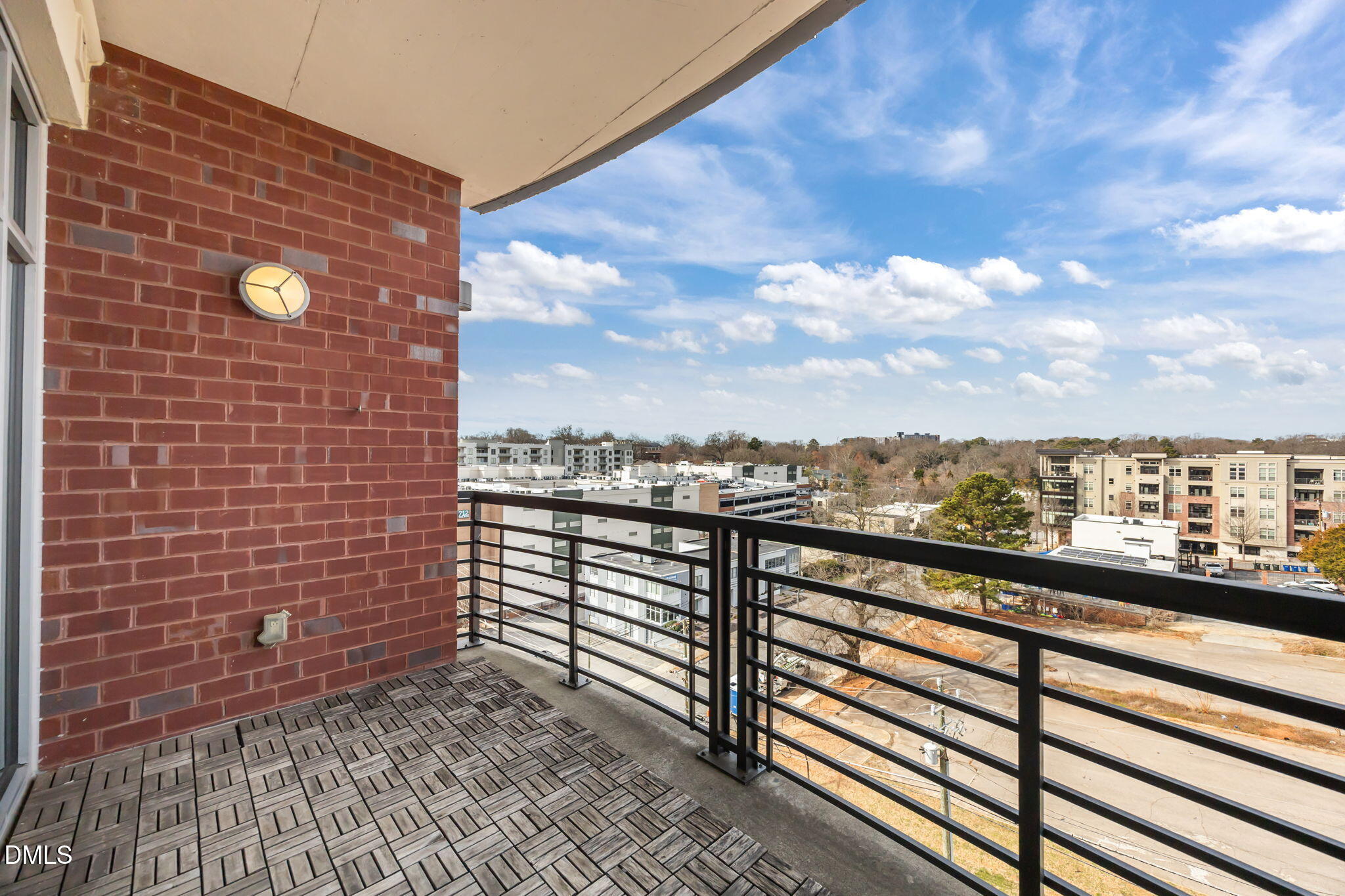 618 North Boylan Avenue, Unit 702 Raleigh, NC 27603 - Photo 19 of 42 a view of a balcony with city view