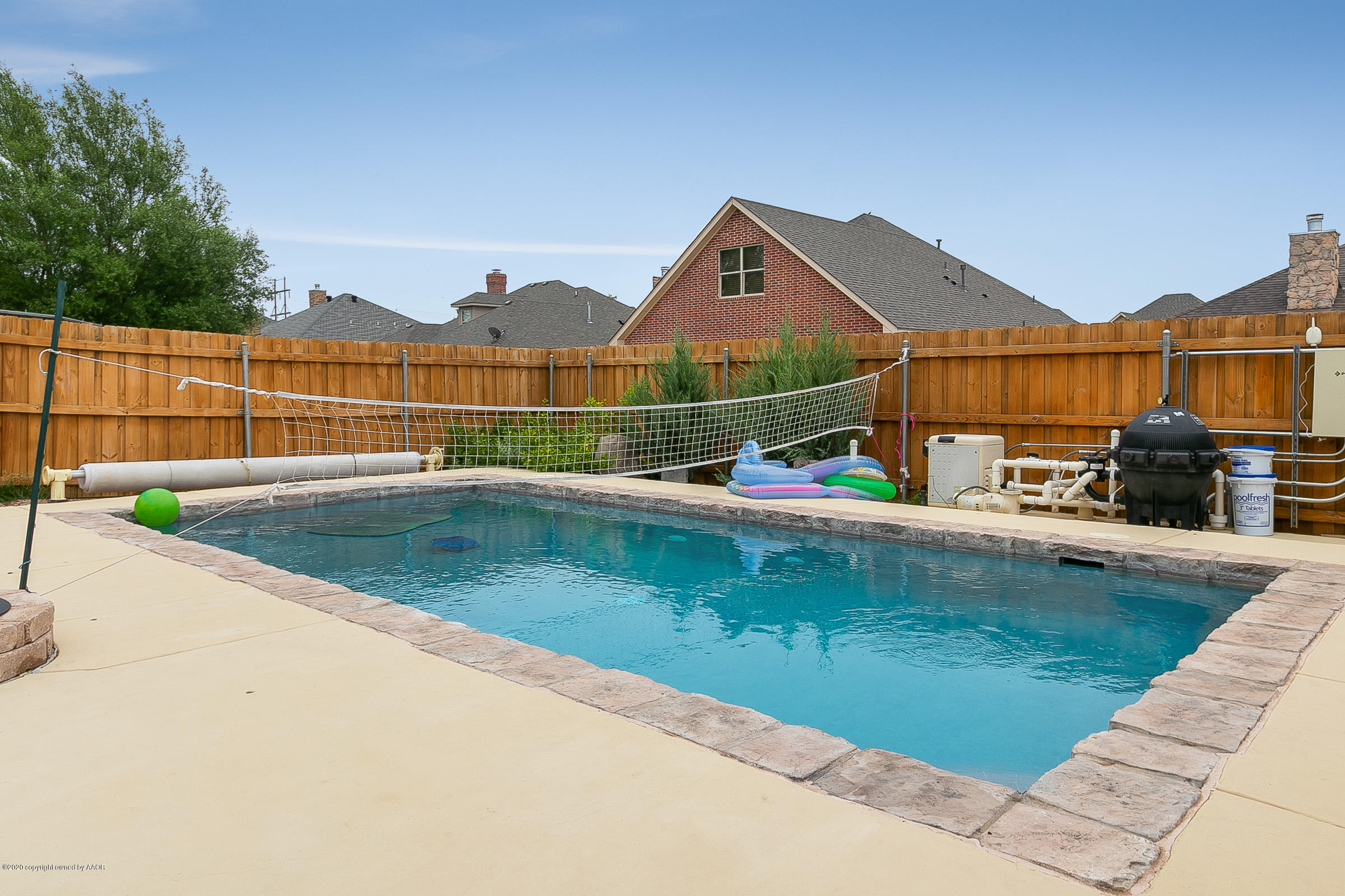 7411 Countryside Drive Amarillo, TX 79119 - Photo 29 of 39 swimming pool view with a seating space