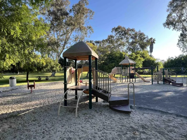 a view of a backyard with plants