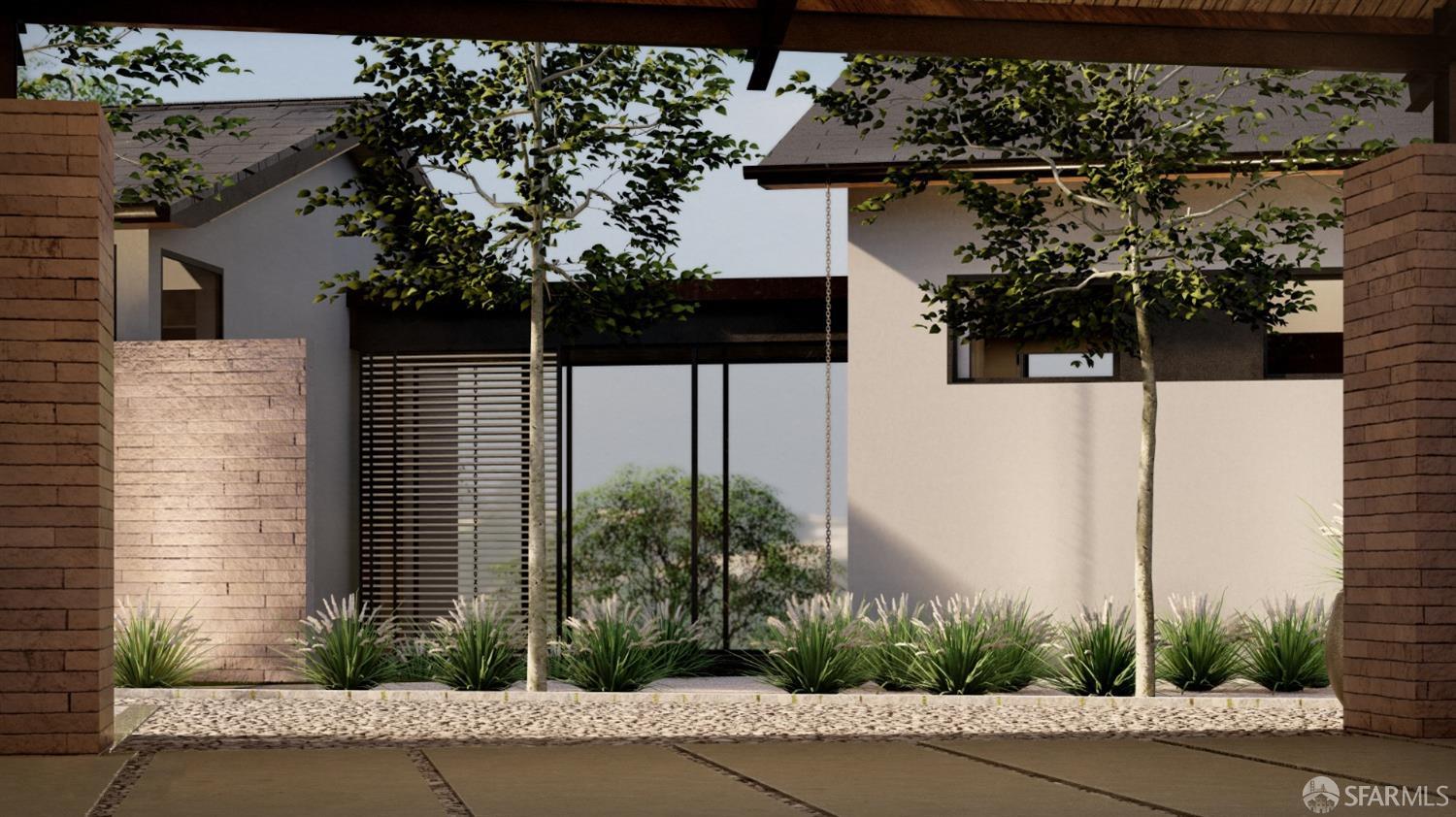 387 Moore Road Atherton, CA 94027 - Photo 6 of 25 a potted plant sitting in front of a door