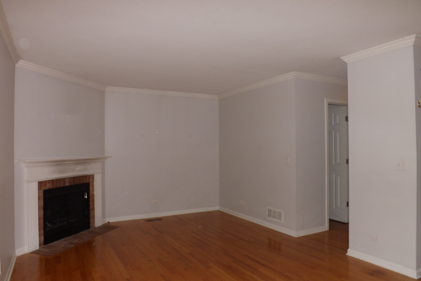 433 Prairie Valley Street Elburn, IL 60119 - Photo 13 of 21 a view of empty room with wooden floor and fireplace