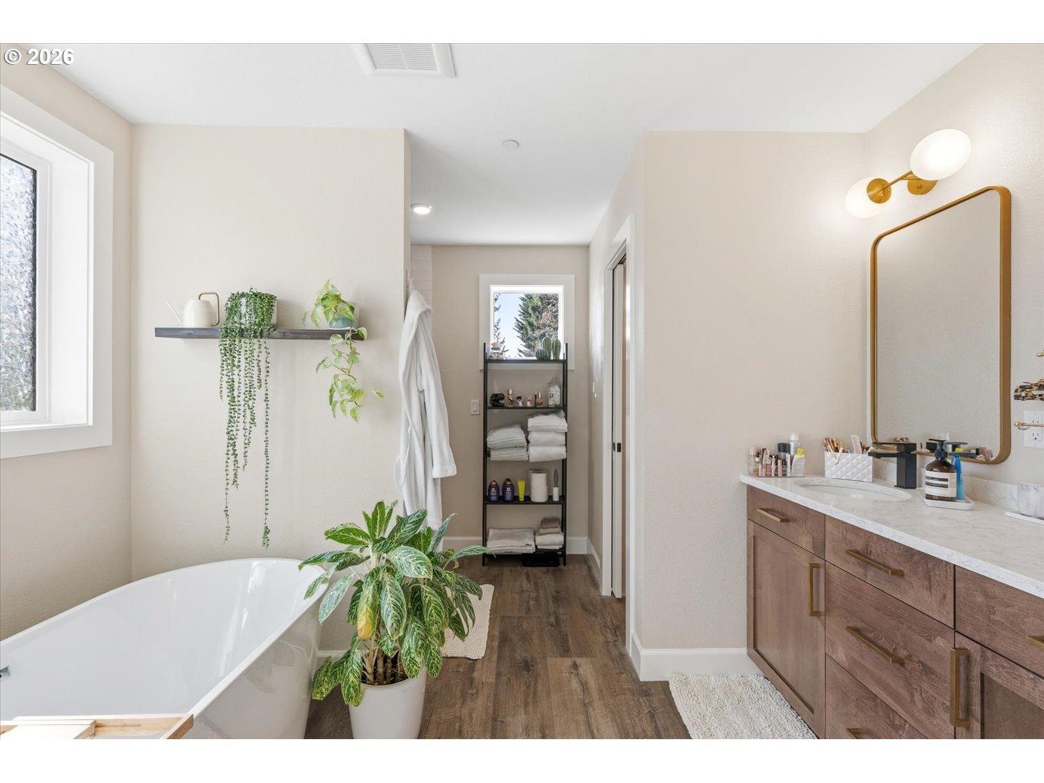 2059 Southeast 176th Avenue Portland, OR 97233 - Photo 15 of 31 a bathroom with a sink and a mirror