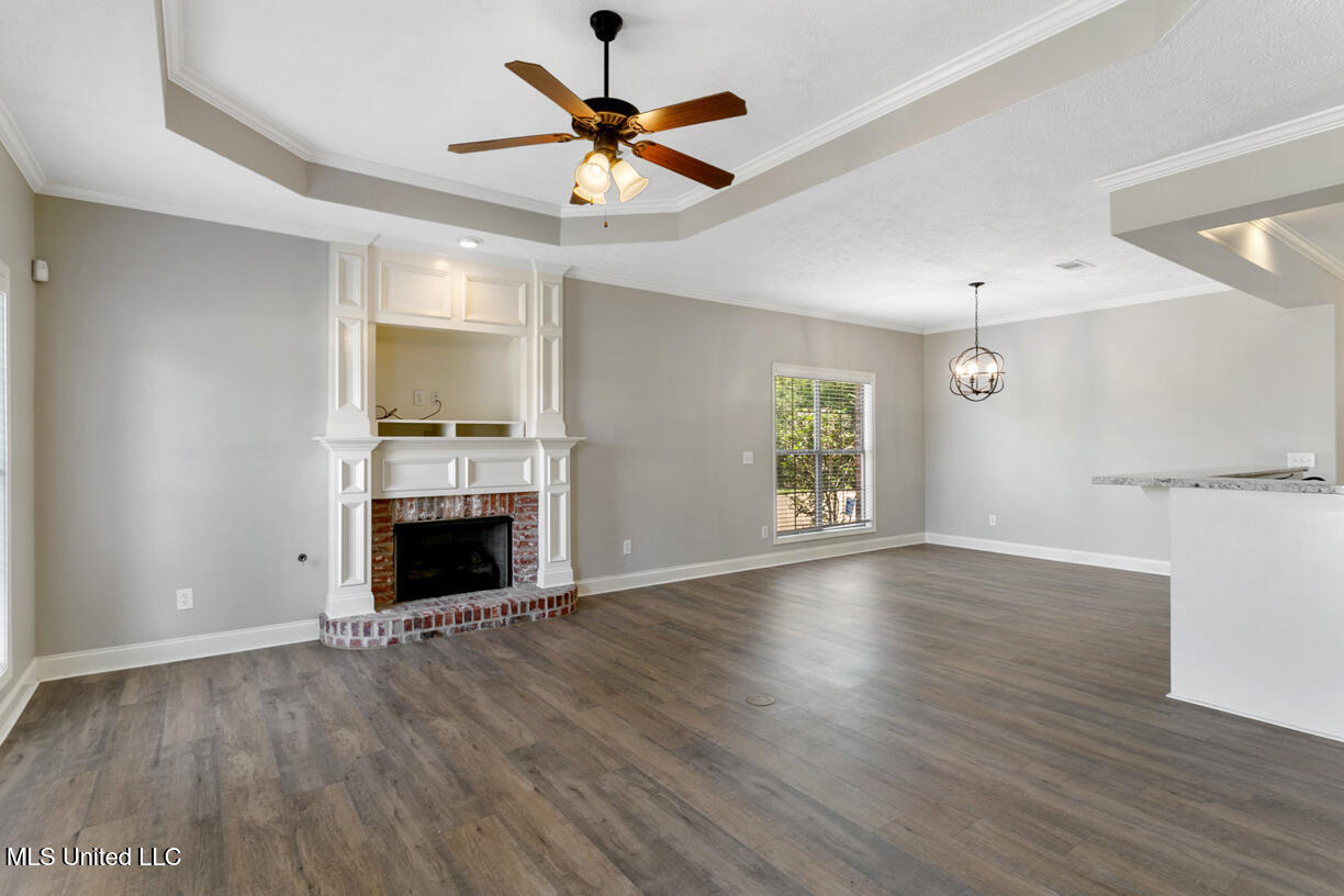 196 Bradfield Road Madison, MS 39110 - Photo 5 of 18 Living room fireplace