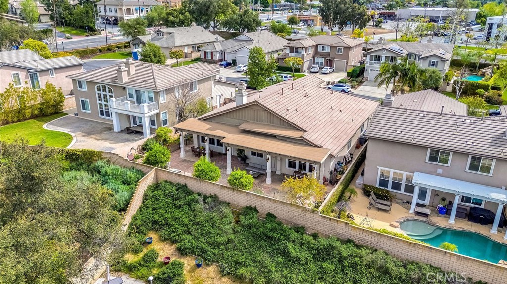 2269 Shady Oaks Road Glendora, CA 91741 - Photo 58 of 62 an aerial view of residential houses with yard and swimming pool