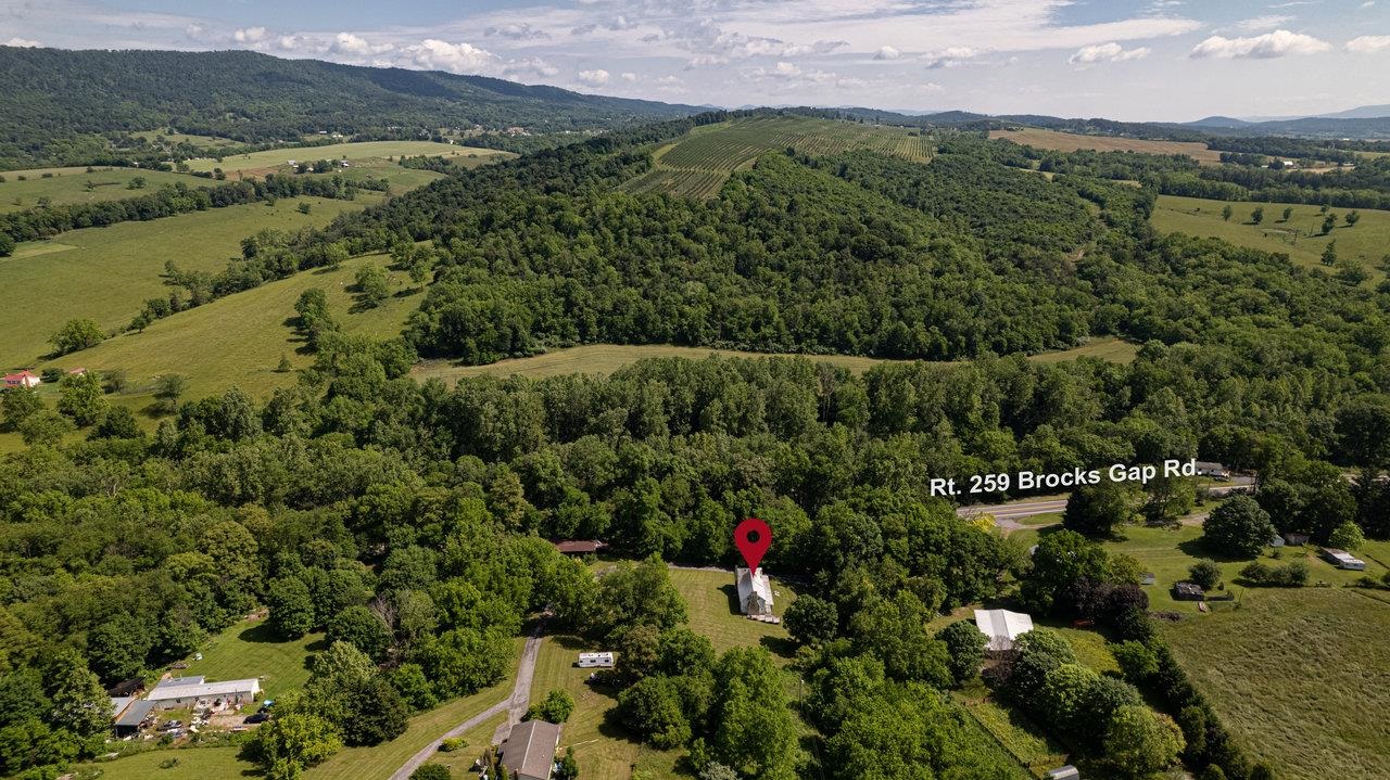 13573 Cooley Spring Lane Broadway, VA 22815 - Photo 37 of 63 a view of a city with lush green forest